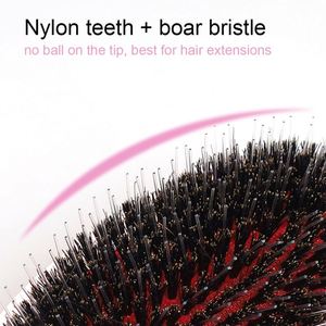 Wholesale Price List Boar Bristle Detangling Hair <b>Brush</b> Deep Cleansing Air Cushion Massage Comb Global Shipping Standard - Product Image 5