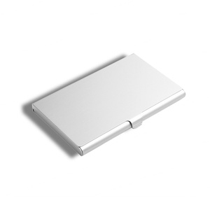 ที่ใส่บัตรธุรกิจโลหะแบบเรียบง่ายสามสีพร้อมโลโก้สั่งทำสำหรับของขวัญส่งเสริมการขายขายส่ง - Product Image 2