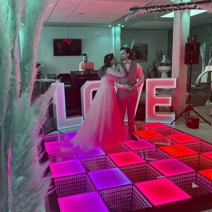 Dmx512 Infinity Led Gương Đèn sân khấu Kit Disco đám cưới sàn nhảy trang trí đèn sân khấu Led Dance Floor cho các sự kiện - Product Image 2