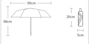 Nhà Máy Tùy Chỉnh Lớn 8K Tự Động UV Daisy Màu Đen Tráng Windproof Ô Ngân Sách Thân Thiện Mặt Trời Mưa Quà Tặng Cho Phụ Nữ Du Khách - Product Image 6