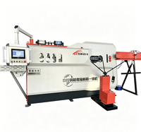 Machine de cintrage automatique d'étriers CNC pour spécialistes des fondations en pieux, équipement de traitement automatique des barres d'armature