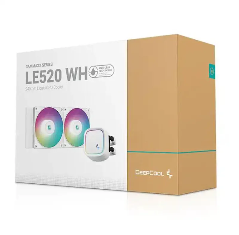 New Arrival DEEPCOOL LE520 white 240mm RGB Water Cooler For Gaming computer cooling