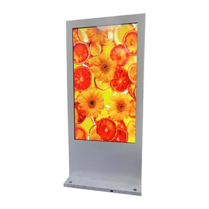 75 Inches Waterproof Outdoor Media Digital Signage Kiosk High Brightness Advertising LCD Display Totem Touch Screen Signage