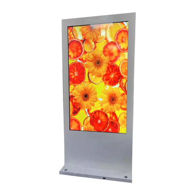 75 Inches High Brightness Waterproof Outdoor Media Digital Signage Kiosk IP65 LCD Advertising for Elevator Self-Service Business
