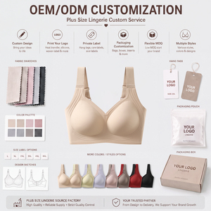 Reggiseno SHANGBINI Morbido ed Elastico Senza Cuciture, Taglie Grandi, Senza Ferretto per Uso Quotidiano, per Dropshipping - Product Image 3