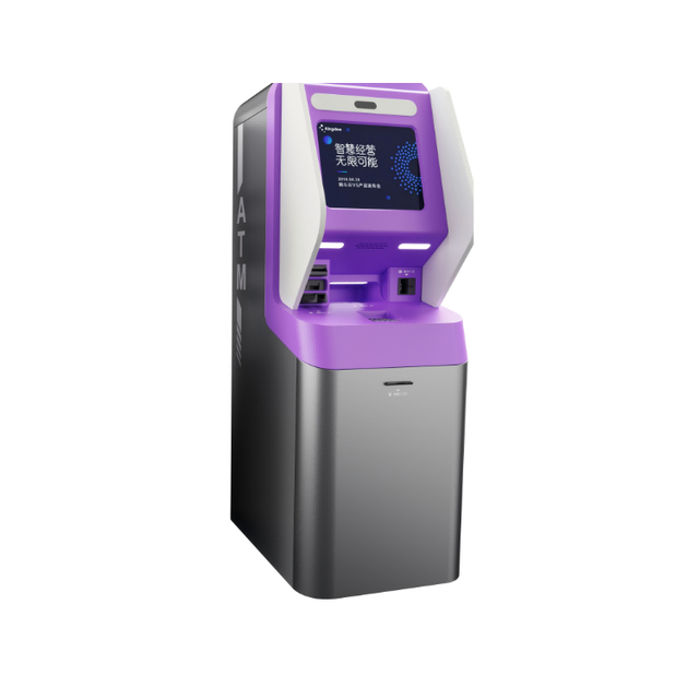 Crtly Customized Metal Android ATM Machine with Automatic Deposit/Withdraw Currency Exchange Passport Scanner
