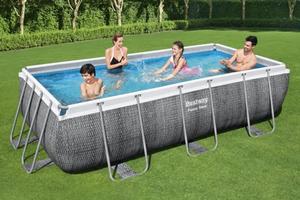 <span class=keywords><strong>Bestway</strong></span> — ensemble de piscines rectangulaires en acier inoxydable 56721, cadre en acier inoxydable, pour l'extérieur, au-dessus du sol - Product Image 3