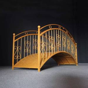 Arche <span class=keywords><strong>de</strong></span> mariage moderne en fer forgé, modèle Magpie Bridge |   Décoration d'escalier courbé élégante pour scène <span class=keywords><strong>de</strong></span> mariage et accessoires <span class=keywords><strong>de</strong></span> studio photo - Product Image 3