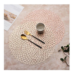 Tapis et sous-plats en vente chaude, sous-plats lavables, sous-plats ronds creux, sous-plats ronds en PVC - Product Image 5