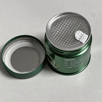 Boîte en étain ronde personnalisée de 30g de qualité alimentaire pour emballage de matcha, hamburger, nouilles et gelée avec fermeture à anneau de traction