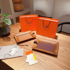 Elegante Porta Fazzoletti Magnetico in Legno di Noce Nero e Pelle, Decorazione <span class=keywords><strong>per</strong></span> Soggiorno, Hotel e <span class=keywords><strong>Studio</strong></span> - Product Image 5