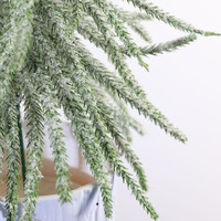 UMIND Arbre de Noël 50CM Décoration de Bureau Simulation d'Arbre PE Plumes d'Oiseaux Artificielles
