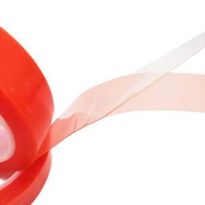 Rouleau de ruban adhésif <span class=keywords><strong>double</strong></span> face rouge PET de taille personnalisée de <span class=keywords><strong>0</strong></span>.2mm d'épaisseur Alternative 4965 4928 4982 - Product Image 6