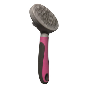 <b>Pet</b> Detangling Comb Self Cleaning Plastic 51x51x73 For Cat Fur Care - Product Image 2