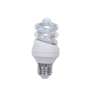 หลอดไฟ LED ทรงข้าวโพด ขั้ว E27 ตัวเรือนพลาสติก SMD 2835 6000K แสงเดย์ไลท์  ใช้ไฟ AC 220V  แบบสวิตช์ควบคุมด้วยมือ Ra80 85lm/w A19 CE Solar Mono-Si - Product Image 1