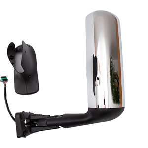 Rétroviseur de porte chromé côté conducteur pour International Harvester LT625 avec capteur de température à réglage électrique et chauffage du miroir - Product Image 1