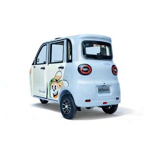 Triciclo Eléctrico Doméstico de Doble Puerta, Coche Pequeño para Mujeres, Nueva Energía, 4 Pasajeros, Carro de Transporte de Carrocería Cerrada - Product Image 3