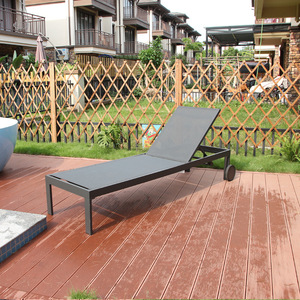 Tumbona plegable para playa, tumbonas ajustables para piscina, juego de jardín lateral - Product Image 5