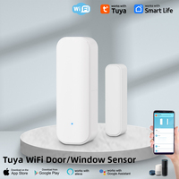 Capteur d'Ouverture Intelligent Tuya Sans Fil Wi-Fi pour Portes et Fenêtres Système de Sécurité Domotique Capteur de Contact de Porte
