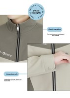 Blouson bomber décontracté pour homme, style coréen, col montant, coupe ajustée, en laine, zippé, avec doublure fine en fourrure, effet délavé, coupe-vent, rayé, Printemps Automne