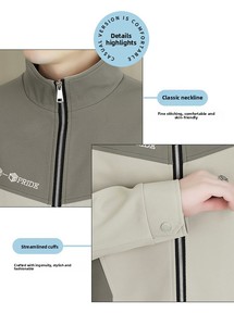 Blouson <span class=keywords><strong>bomber</strong></span> décontracté pour <span class=keywords><strong>homme</strong></span>, style coréen, col montant, coupe ajustée, en laine, zippé, avec doublure fine en fourrure, effet délavé, coupe-vent, rayé, Printemps Automne - Product Image 6