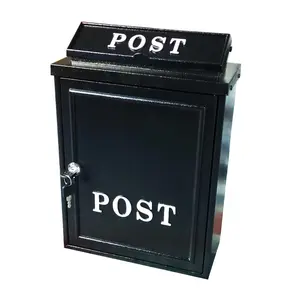 壁挂式住宅邮箱定制户外铸铁邮箱铝制邮箱