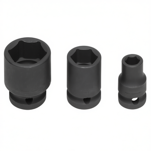 Fervi <b>Impact</b> <b>Socket</b> Wrench Set 3 Pc Metric Steel Tool Kit - Product Image 2