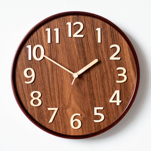 Dropshipping Shopify Minimalist Solid Wood <b>Wall</b> <b>Clock</b> Modern Japanese Style <b>Silent</b> Quartz Hanging <b>Clock</b> for Living Room Home Dec - Product Image 3