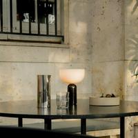 Lampe de table LED moderne, corps en verre, abat-jour rond en acrylique, blanc chaud 3500K, G9 DC 6V, 1200 lumens, CRI 90