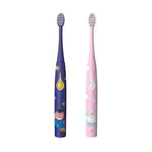 Sonic Electric Toothbrush For Children With Observing Lamp Baby Care Waterproof Soft Bristle Kids