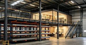 Heavy Duty Pallet Racking Supported Mezzanine Platform for Industrial Warehouse - Product Image 2