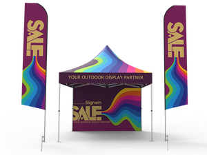 Tente d'auvent d'impression de transfert de chaleur de grand fabricant instantané de campagne de chapiteau pour la concurrence - Product Image 3