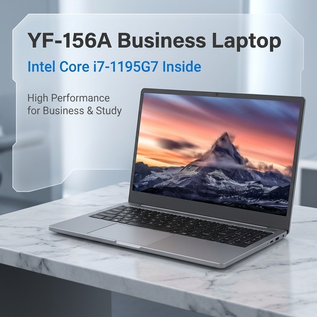 Yifang Factory 15.6" with Intel I7-1195G7 Processor Full-function Type-C Interface Suitable for Business and Student Use Laptops