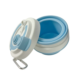 Venta al por mayor de fábrica OEM/ODM Taza de café plegable de silicona portátil y reutilizable de 550 ml - Product Image 3