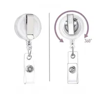 Divertido Porta Credenciales Retráctil con Diseño de Enfermera, Clip para Identificación, Porta Credenciales para Médico, Estudiante, Asistente Médico, Compañero de Trabajo, Accesorios de Trabajo