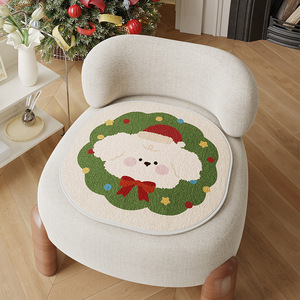 وسادة مقعد كرسي مخصصة الحجم من الكشمير المقلد الناعم غير القابل للانزلاق للمنزل والمطعم والفصول الدراسية - Product Image 2