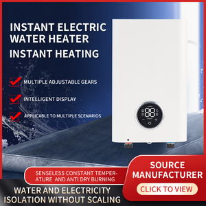 D7023D2認証バスルームELectricタンクレス給湯器シャワー用電動インスタントLEDデジタル給湯器高速熱 - Product Image 2