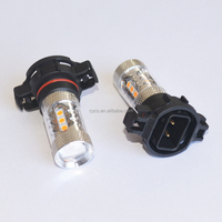 Pièces et accessoires pour véhicules, systèmes d'éclairage automobile, ampoules intérieures, ampoules de commodité, 12V 5W 5202 16SMD 3030 16LED, ampoule de clignotant de voiture jaune
