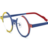 Gafas Borregls de Titanio Coloridas con Armazón Completo, Ligeras, Unisex, Diseño 2025, Gafas Ópticas de Alta Calidad