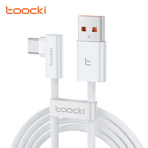 Toocki 90 Độ Thiết Kế Trò Chơi USB C Cáp 6A 100W Nhanh Chóng Sạc Cáp Dữ Liệu Với Nylon Áo Khoác Chất Lượng Tốt Cho Máy Ảnh Máy Tính - Product Image 1