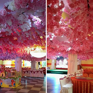 Decoración de Eventos Flor de Cerezo Artificial de Alta Calidad de Japón, 3 y 4 Ramas - Product Image 6