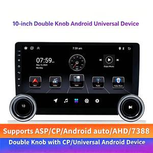 Reproductor Multimedia Universal para Auto Android de 10 Pulgadas con Doble Perilla, Venta al Por Mayor - Product Image 3