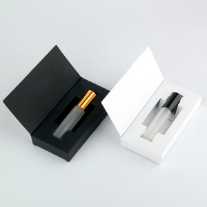 LingKa LK01 <b>10ml</b> Matte White Glass Cylinder Cosmetic Spray <b>Bottle</b> Empty Luxury Perfume <b>Bottle</b> with Box Silk Screen Printed - Product Image 1