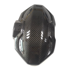 OEM personnalisé 3k brillant mat en fibre de carbone forme spéciale pièces de carrosserie de moto garde-boue - Product Image 1