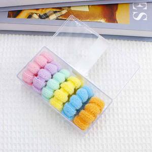 Vente en gros de bandeaux tendances pour filles élastiques pour cheveux chouchous Accessoires pour cheveux colorés par fabricant pour enfants - Product Image 5