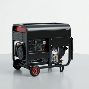 Générateur insonorisé super silencieux refroidi par air 3KW 5KW 5KVA 6KVA monophasé triphasé à châssis ouvert portable pour la maison - Product Image 3