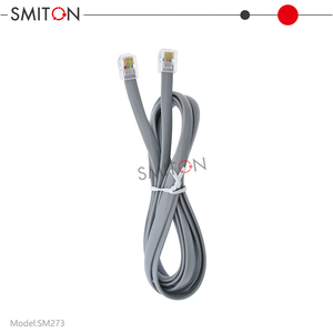 6-Core thẳng <span class=keywords><strong>RJ12</strong></span> cáp điện thoại trong nhà phẳng 6 pin được làm bằng dây dẫn đồng - Product Image 5