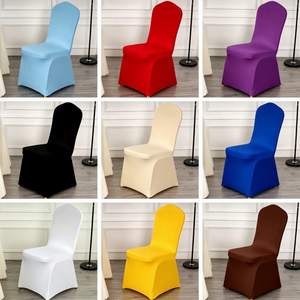 Fundas Blancas para Sillas <span class=keywords><strong>de</strong></span> Banquete y Bodas, <span class=keywords><strong>de</strong></span> Poliéster y Spandex, Elásticas, para Hoteles y Reuniones, Fundas para Sillas <span class=keywords><strong>de</strong></span> Comedor - Product Image 2
