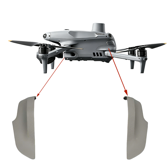 Replacement Plastic Rear Pivot Housing Shaft Cover for Matrice 4T/4E Drone Part New Aftermarket Original Same Color