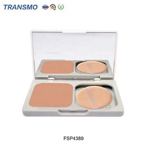 ตลับแป้งบลัชออนแบบกำหนดเอง เป็นมิตรกับสิ่งแวดล้อม กล่องเปล่าสีขาวทรงสี่เหลี่ยม พร้อมกระจก - Product Image 5